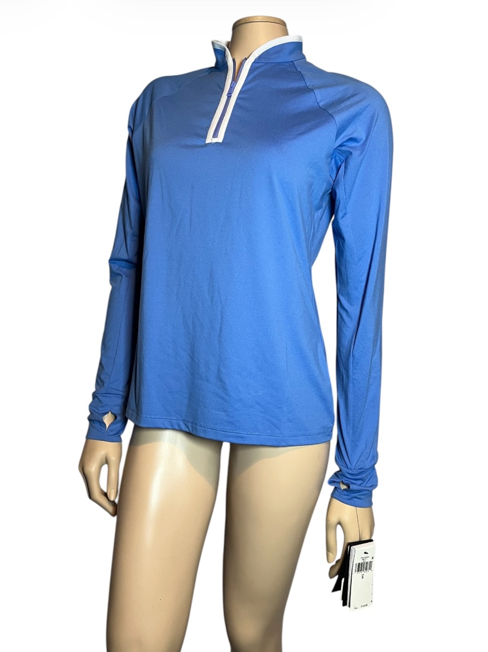 RLX Ralph Lauren Sport Long-Sleeve Performance Quarter-Zip Top - Blue